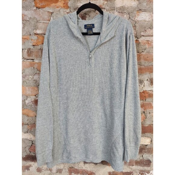 Ralph Lauren Other - Polo Ralph Lauren Mens Shirt Sz 2XL 2X Hood Long Sleeve Grey 34